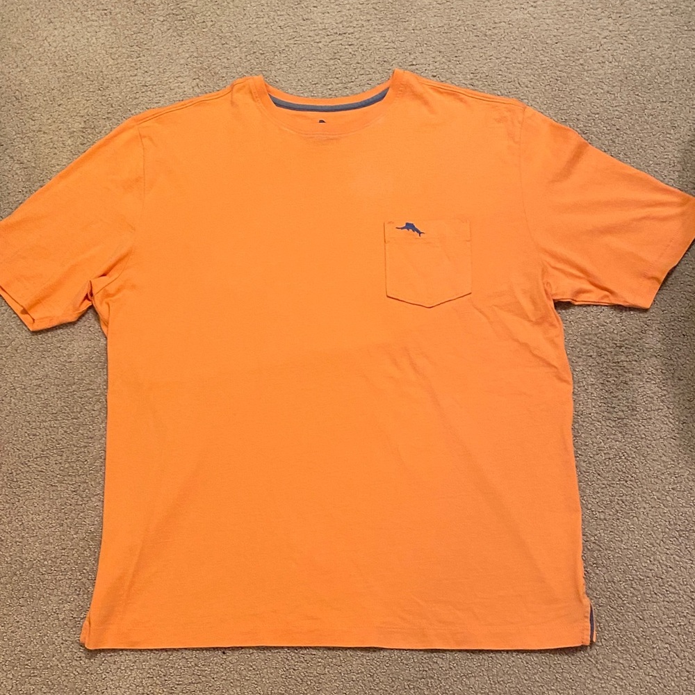 Tommy Bahama Orange Short-Sleeve RELAX  Pocket Tee Shirt
